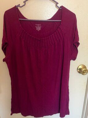 George Magenta Top W 2X